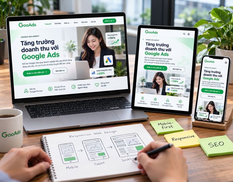 Quy trình thiết kế mobile-first: đi từ mobile, tablet đến desktop